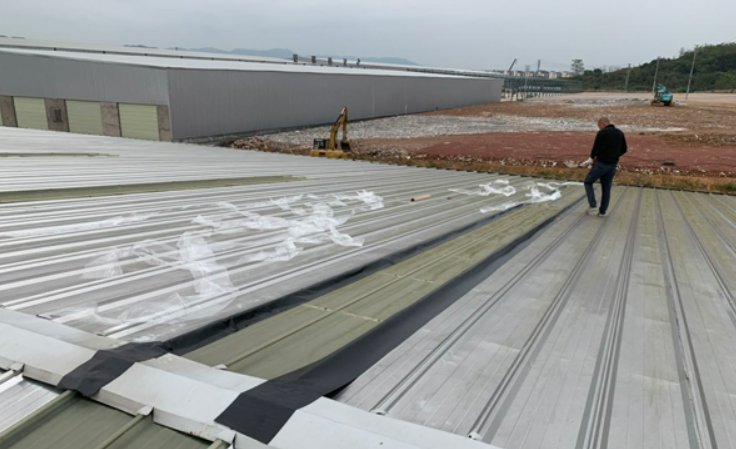 信宜厂房屋面防水维修案例